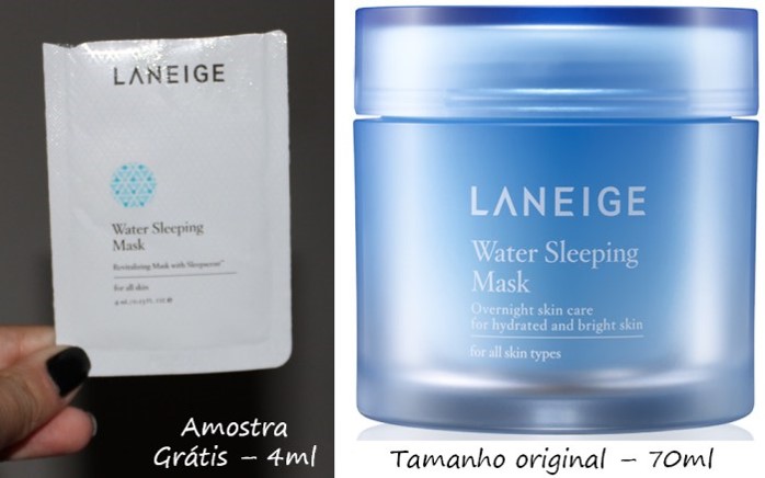 Máscara para dormir Laneige Purifying Water Sleeping Mask