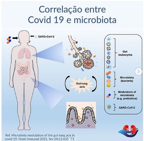 Correlação entre Covid e microbiota