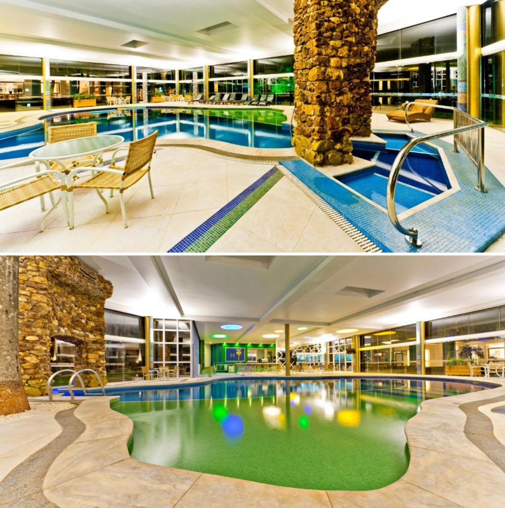 hotéis com piscina aquecida